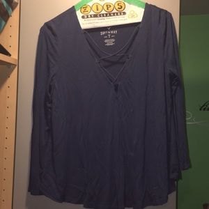 American Eagle quarter sleeve shirt